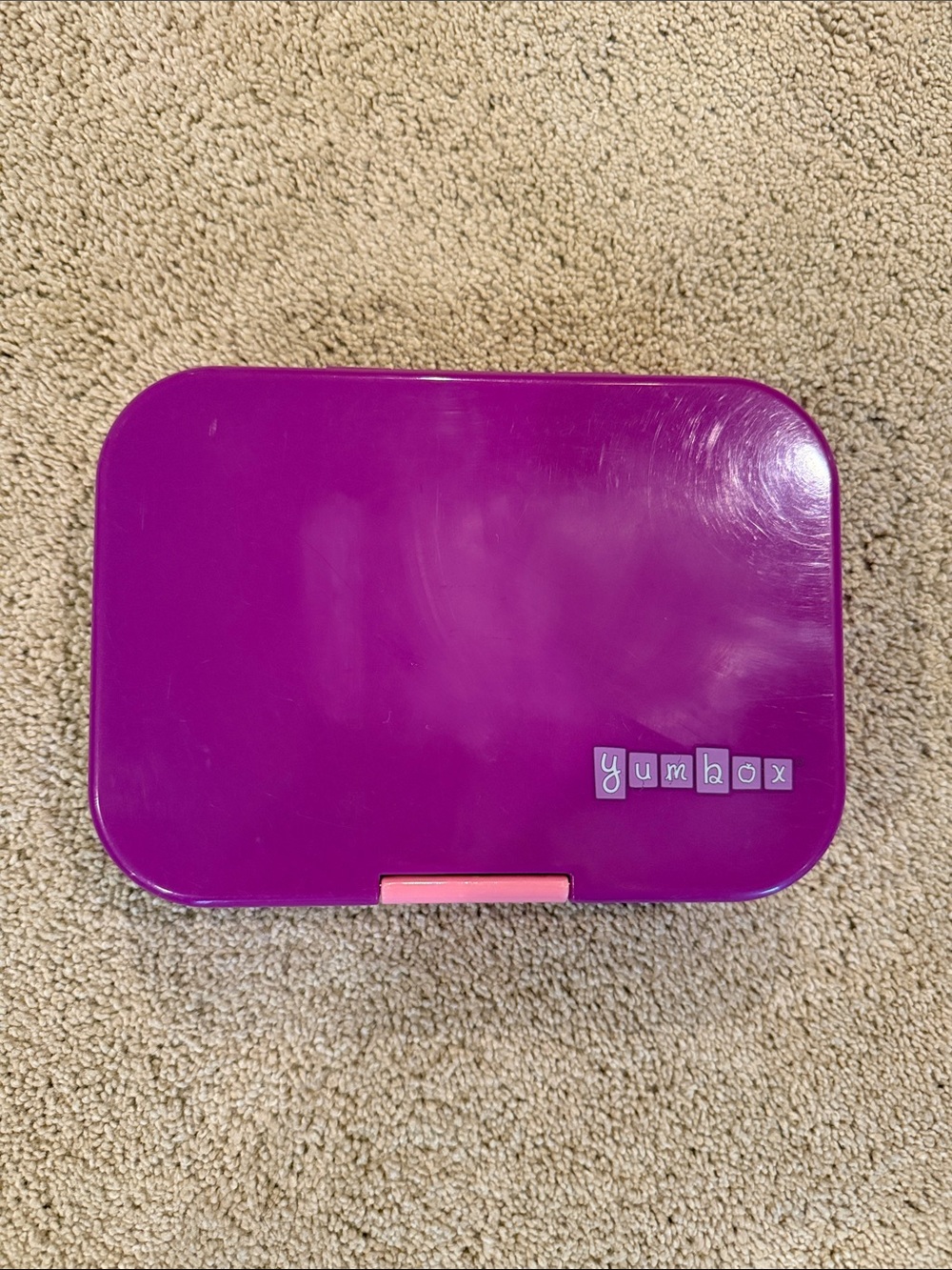 Yumbox. Kids Lunch Box - Purple. Bento box. EUC. 5 compartments. Healthy